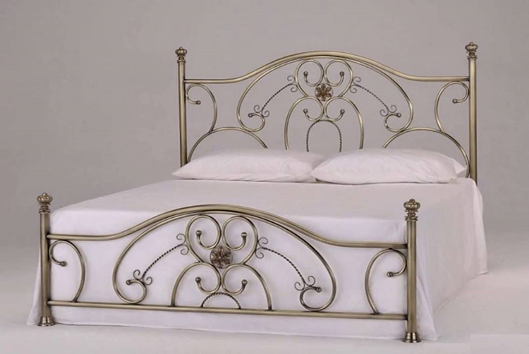 Metal headboards are strong and durable, but they are traumatic