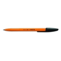 Kemični svinčnik I-NOTE, plastično rumeno ohišje, 0,5 mm, črno