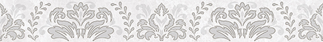 Kerámia csempe Ceramica Classic Afina damaszt szürke szegély 56-03-06-456 5x40