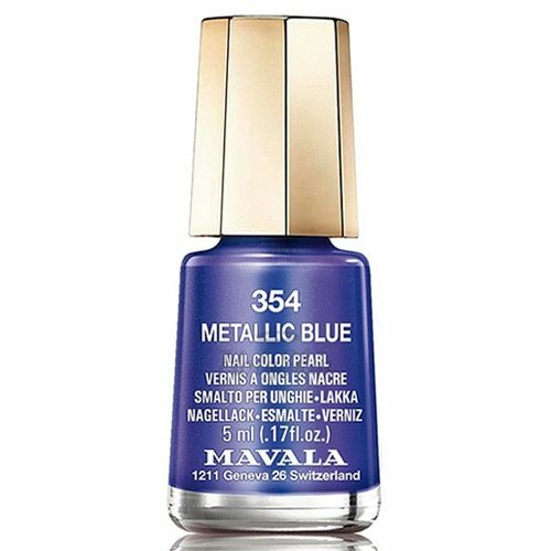 Farebný krém na nechty MAVALA 354 METALLIC BLUE