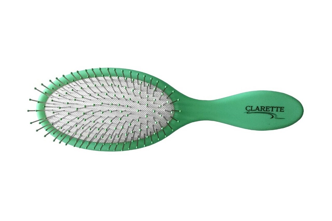 Hair brush CLARETTE massage large with metal teeth