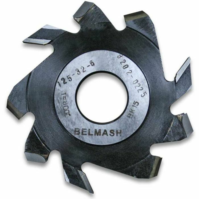 Rilleskærer med undertenner, BELMASH 125 × 32 × 6 mm