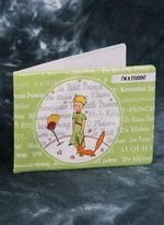 Omslag til eleven Little Prince Inskripsjoner på grønn bakgrunn (SB2017-029)