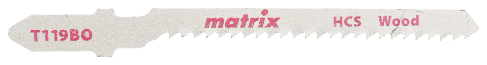 MATRIX stikksagblad til tre 3 stk T119BO, 50 x 2 mm HCS 78227