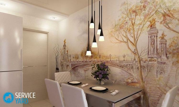 Mutfak için duvar kağıdı tasarımı