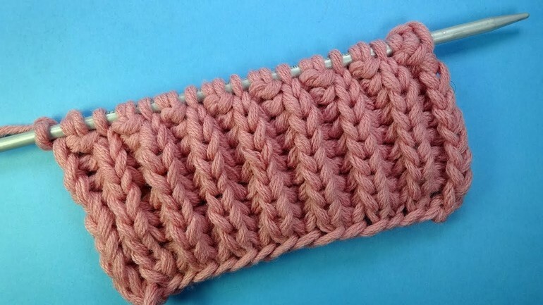 Comment tricoter une bande élastique