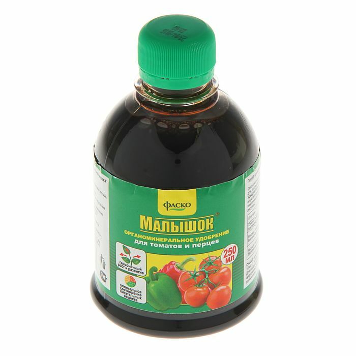 Skystos organinės mineralinės trąšos „Baby“ buteliuose Pomidorams ir paprikoms, 250 ml