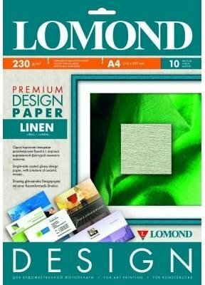 Lomonda papīrs 0933041 A4 / 230g / m2 / 10l. matēts \