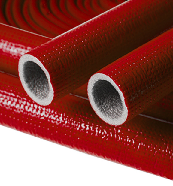Varmeisolasjon for rør K-FLEX (rød), 22x4 mm, spole 10 m