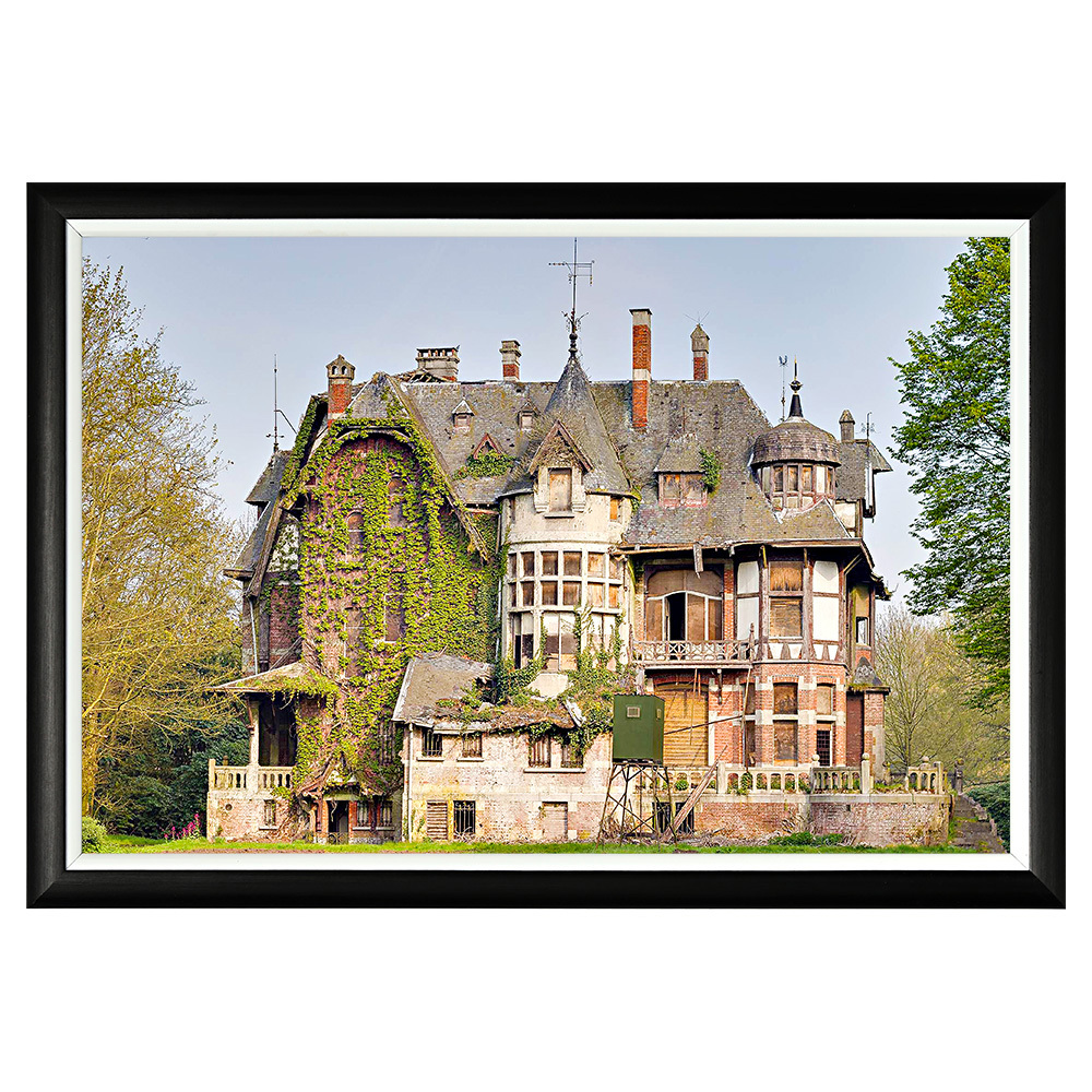 Kunstposter Schloss Nottebom auf Designpapier