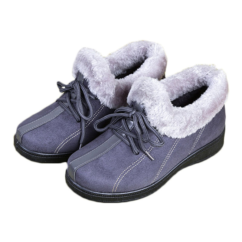 Sieviešu ziemas apavi Sniega zābaki Villus Keep Warm Shoes Āra sporta darba čības