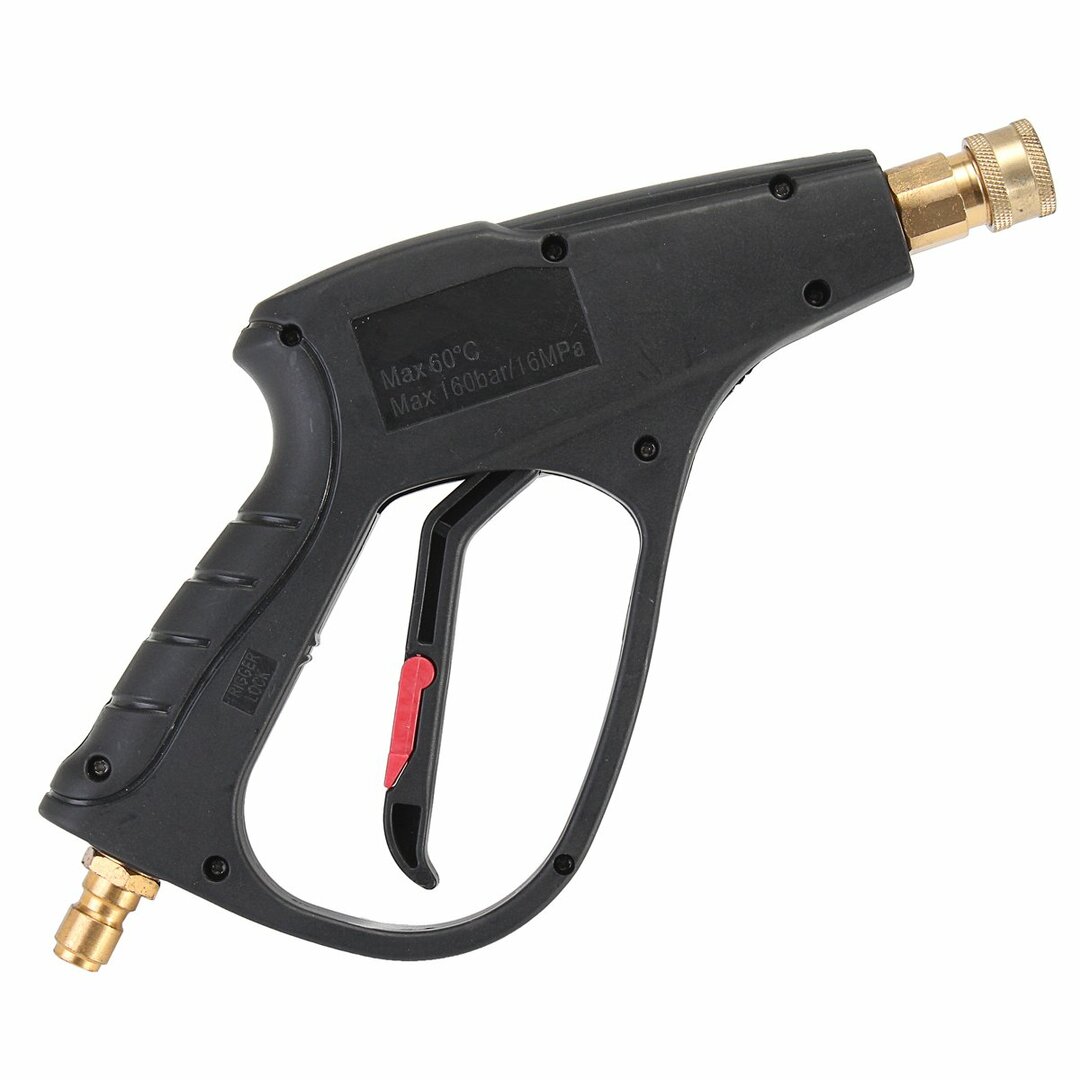 Augstspiediena ūdens pistoles tīrītāja sukas automātiskā skalošana 3/8 savienotājs 160Bar / 16MPa