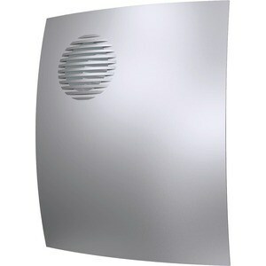 DiCiTi aksiālais izplūdes ventilators ar pretvārstu D 100 dekoratīvs (PARUS 4C pelēks metāls)