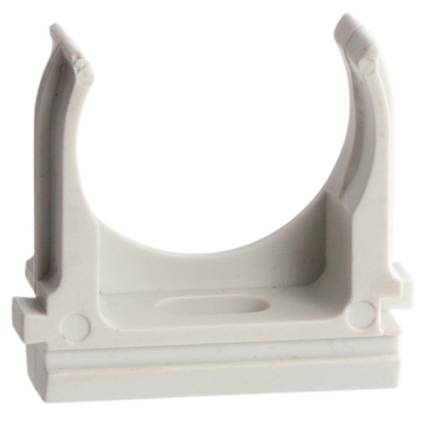 Fastener clip for PVC pipes EKF PROxima d 25 mm