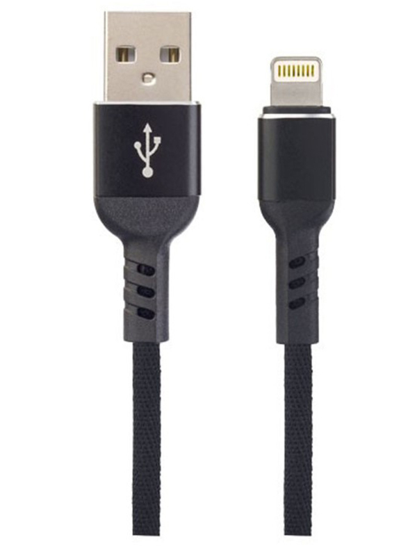 Lisävaruste Perfeo USB - Lightning Black 1m I4316