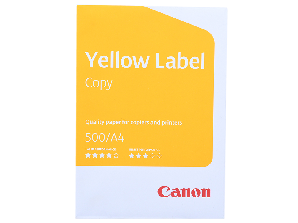 Kopie žlutého štítku Canon, papír formátu A4 / 80 g / m2 / 500 l.