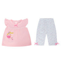 Benete barnesett (tunika + leggings), rosa, høyde 80 cm