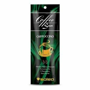 Soleo Coffe Sun Cappuccino Bronzer Cream with Tan Developer wzbogacony masłem Shea, 15 ml