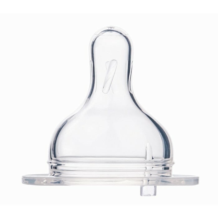 Bico de silicone para garrafa de boca larga EasyStart, 1 peça, fluxo para recém-nascidos