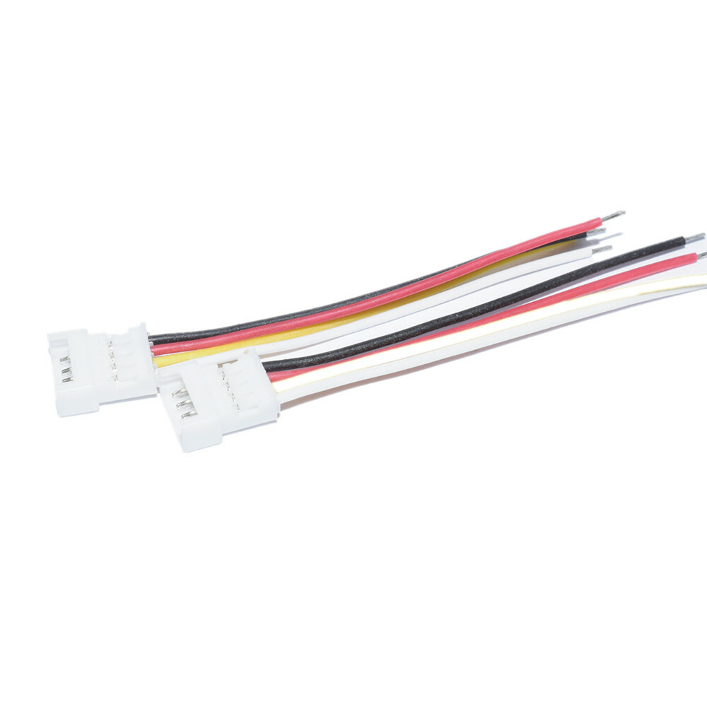 PC. JST-SH 1.25mm 4 Pins 4P Flight Controller ESC Silicone Connection Wire för RC Drone FPV Racing