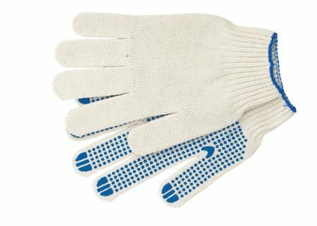 Knitted gloves, PVC coating \