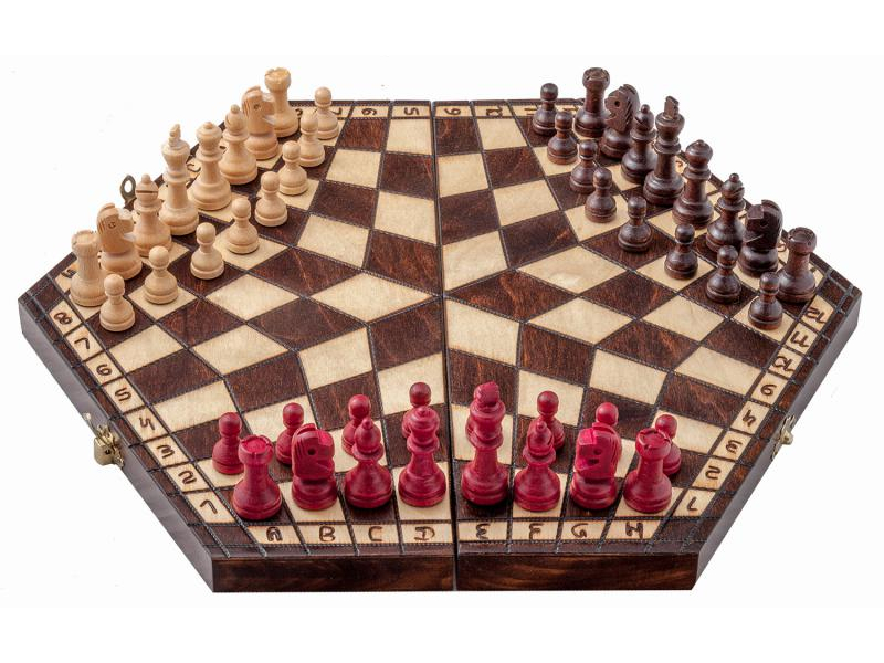 Üç MADON 163 için satranç oyunu
