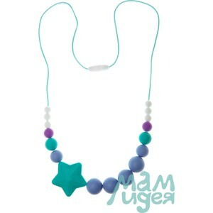 Perles en silicone Mamidea Aurora (turquoise-lilas) (mi-012007)