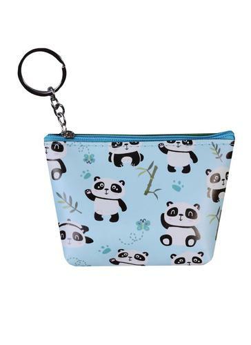 Fermuarlı cüzdan Panda (deri) (11x9) (PVC kutu)