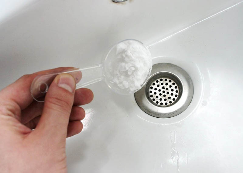 How to remove a blockage with laundry detergent 