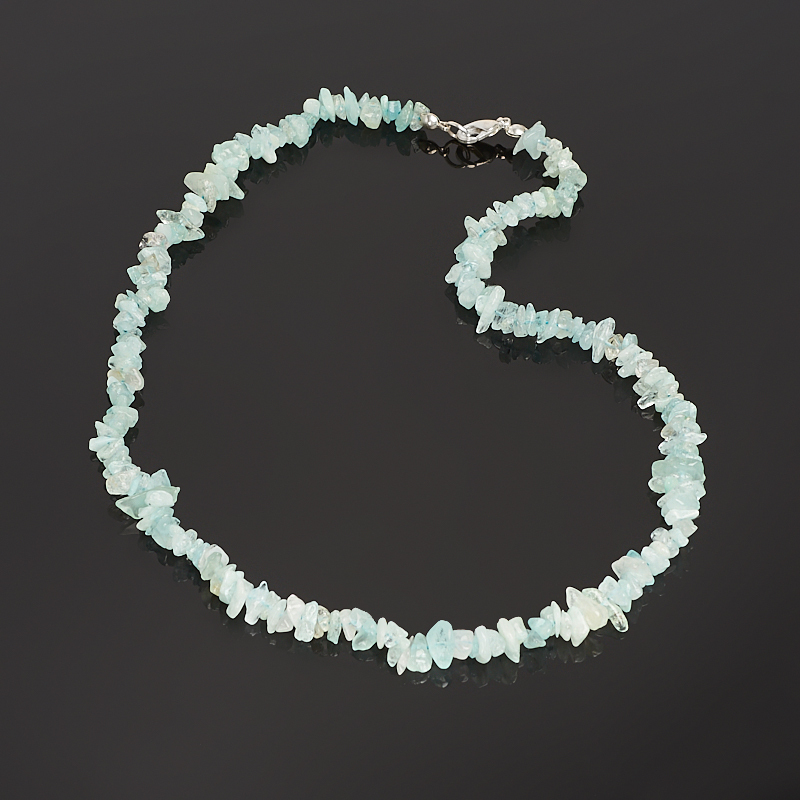 Beads água-marinha 45 cm (bij. Liga)