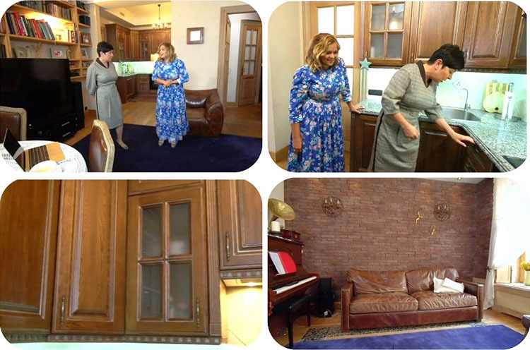 Irina Pegova e il suo nuovo appartamento