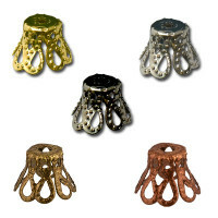 Socket for Zlatka beads, color: copper, 10 mm, art. DC-005/5