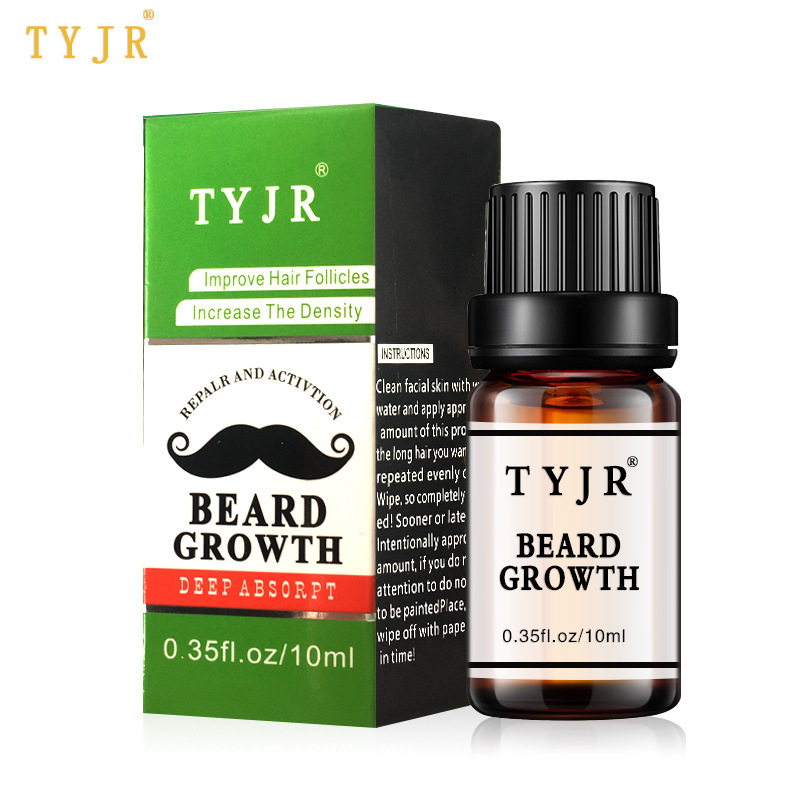 ML Mens Beard Growth Oil Care Huile de moustache hydratante