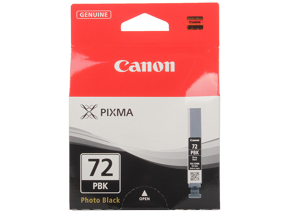 Fotografická kazeta Canon PGI-72PBK pro PRO-10. Černá. 510 fotografií.