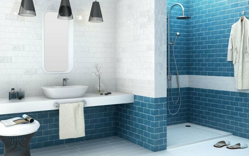 opções de fotos de azulejos de banheiro