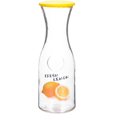 Garrafa de vidro de 1 litro amarelo LR (х12)