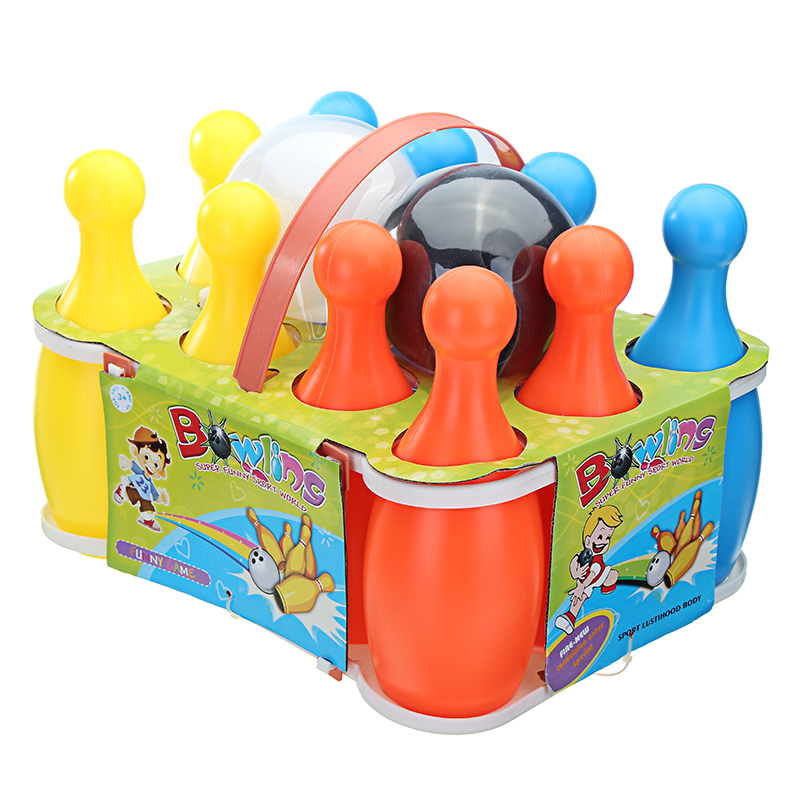 Augstuma smieklīgas lielas boulinga bumbiņu pudeļu tapas bērniem Bērnu sporta rotaļlietas