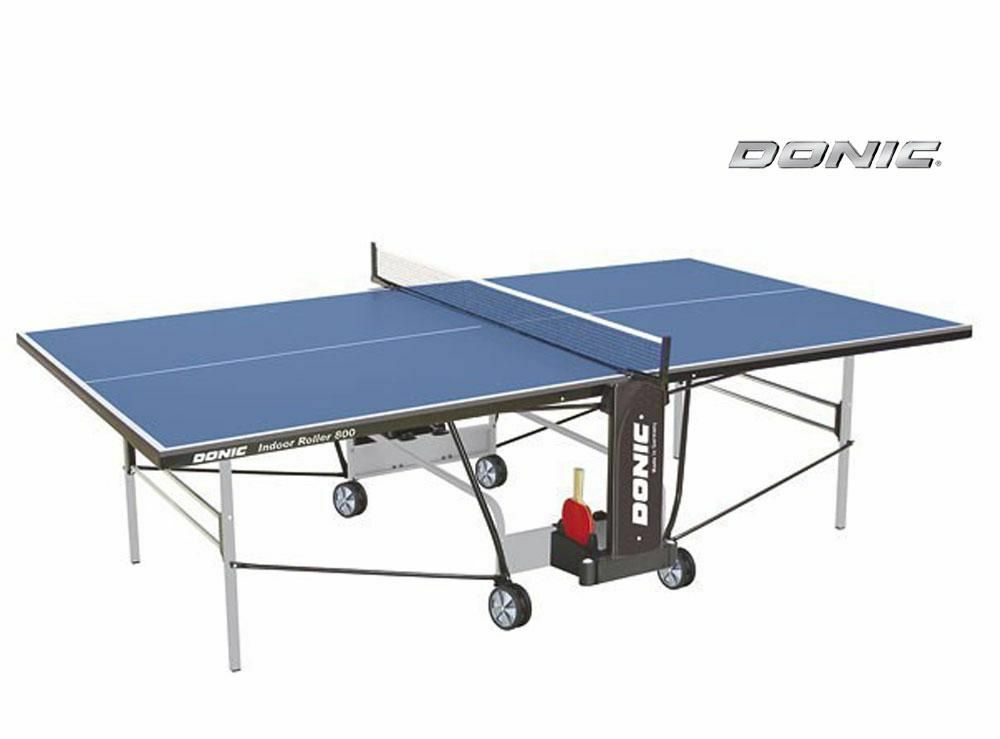 Teniso stalas „Donic Indoor Roller 800“ mėlynas