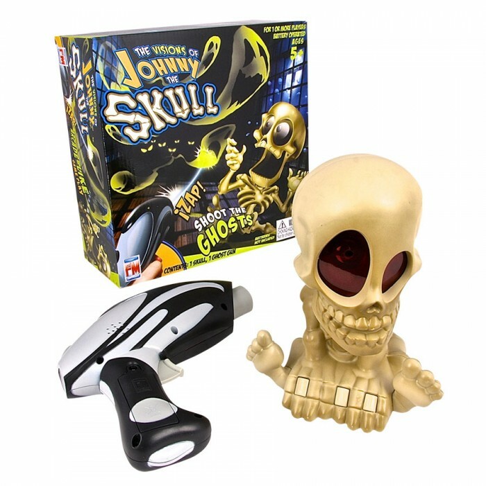 Interaktivní hračka Střelnice Johnny the Skull Projection s 1 blasterem
