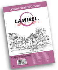 Lamirel Delta A4 borítók, dombornyomott bőr, zöld, 100 csomag