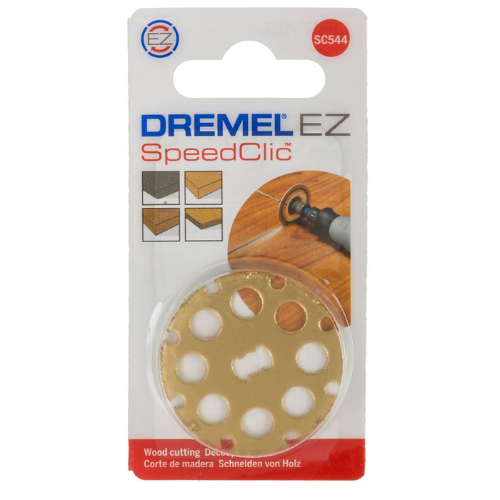 Cutting disc Dremel EZ SpeedClic 2615S544JB, for wood, shank 3.2mm, 38mm, 35000rpm 329042