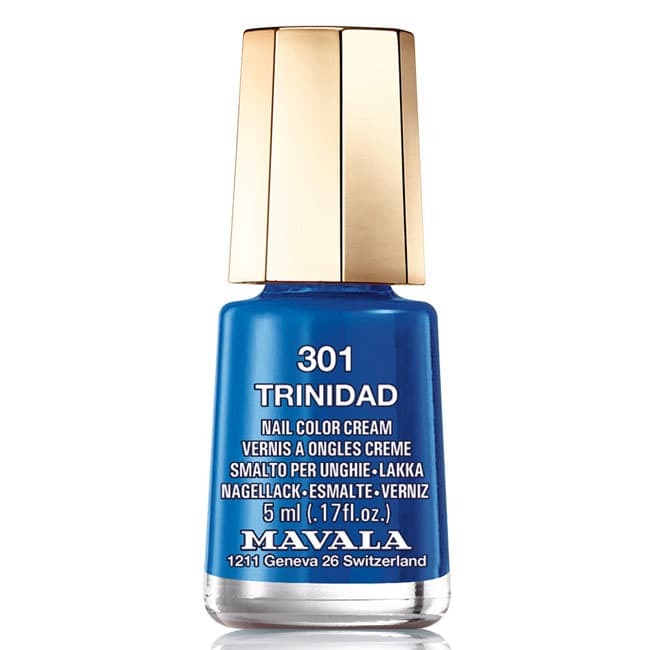 Modrý lak na nechty MAVALA NAIL COLOR CREAM 301 TRINIDAD