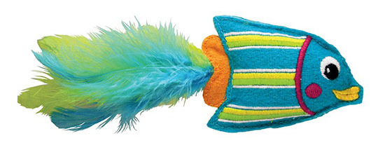 Minkštas žaislas katėms KONG, tekstilinis, 12 cm