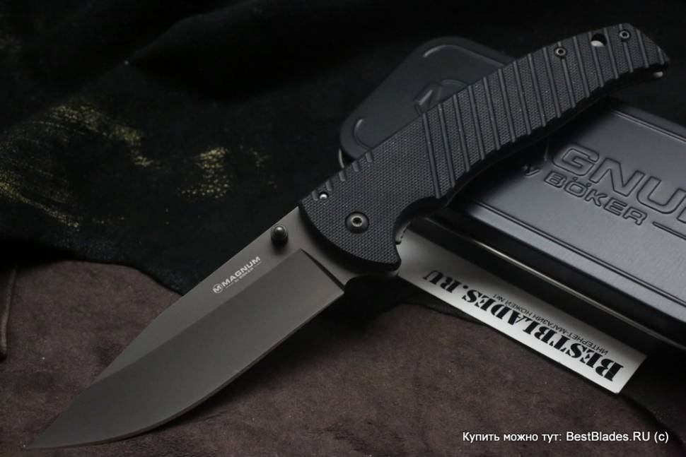 Boker bıçağı 01RY163 Siyah Flaş