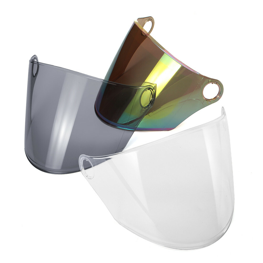 Universal Motorradhelm für Helm Flap Lens Winddicht Retro Anti-Fog Full Face Cover