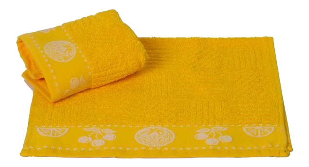 מגבת רחצה של הובי הום טקסטיל צהובה