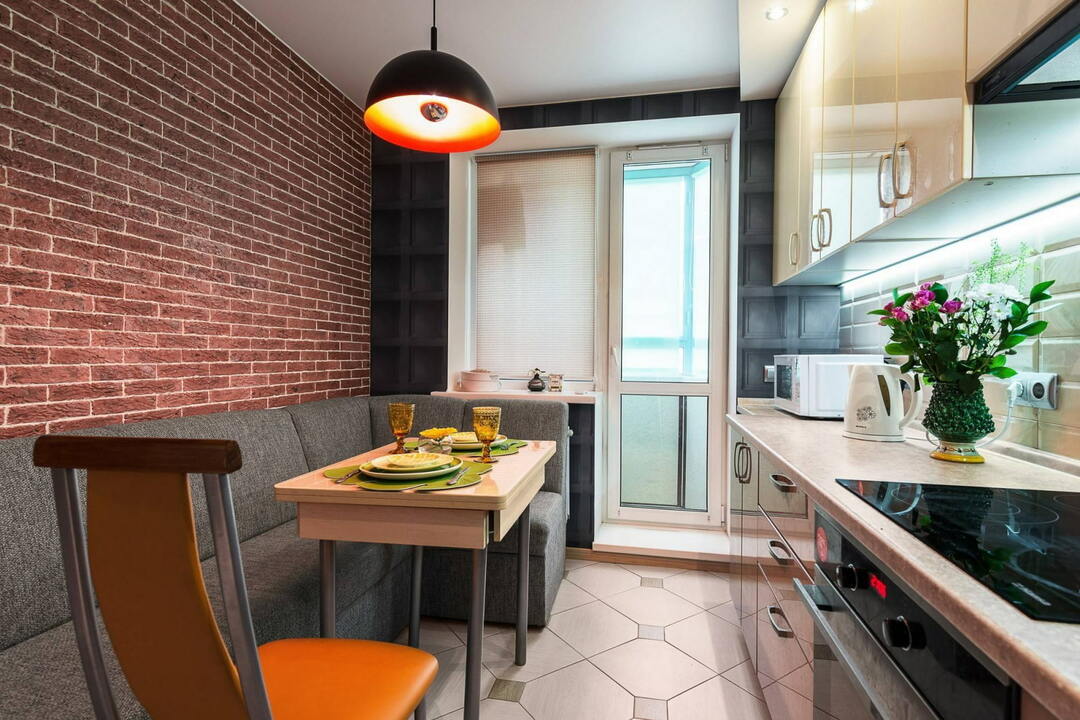 Kuchyňa 12 m² s jednoradovým usporiadaním