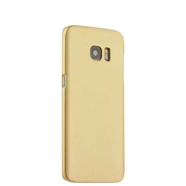 Samsung Galaxy S7 (SM-G930) plastik (altın) için kapak kaplamalı Deppa Air Kılıf