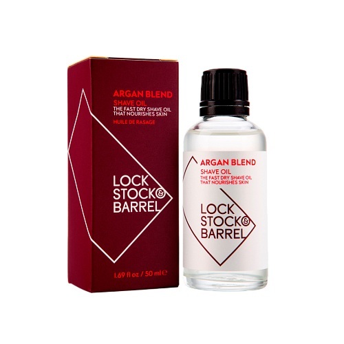 Uniwersalny olejek arganowy do golenia i pielęgnacji brody 50 ml (Lock Stock # and # Barrel, Beard & Mustache Care)