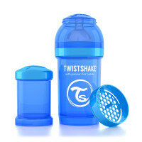 Twistshake Anti-Colic Babyflasche Blau (Cookiecrumb) 180 ml